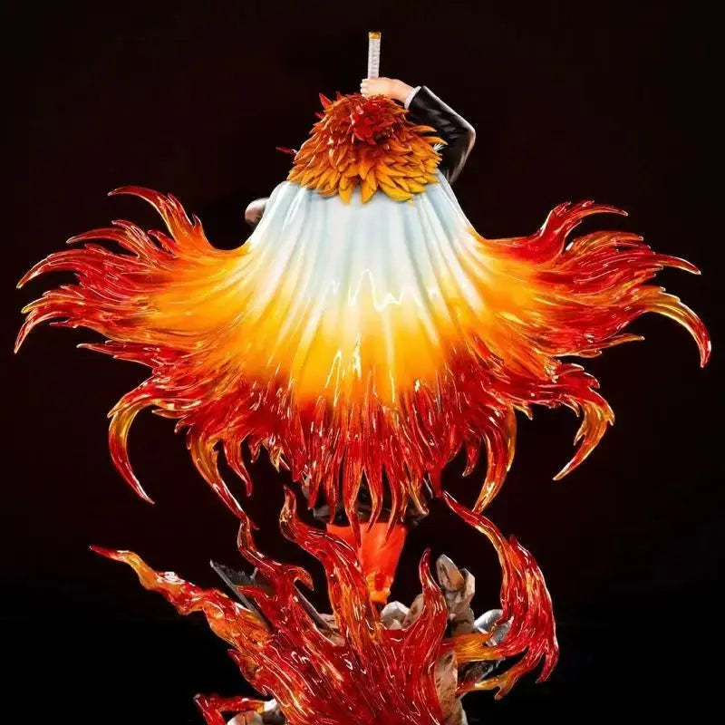 30cm Demon Slayer Rengoku Kyoujurou Figure – PVC Anime Figurine Statue for Collection, Desk Decoration & Gift