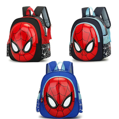 Marvel Spider-Man Children's Shoulder Bag - 3D Cartoon School Backpack for Kids - Travel Bag and Gift for Kindergarten