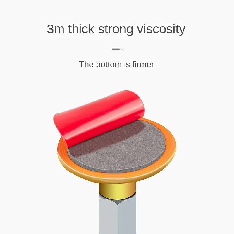 Adjustable Threaded Bed Shock Mount | Furniture & Cabinet Stabilizers | Self-Adhesive Headboard Stoppers