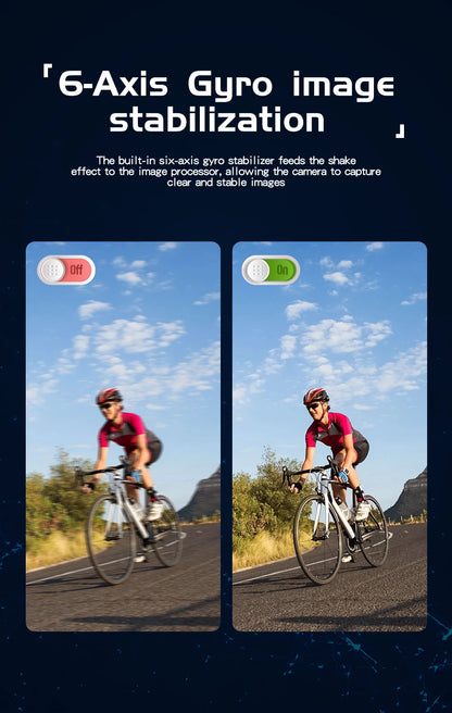 SJCAM C300 4K Action Camera – 30FPS Pocket Sports Cam with 6-Axis GYRO Stabilization, Long Battery, 5G WiFi, and Remote Control