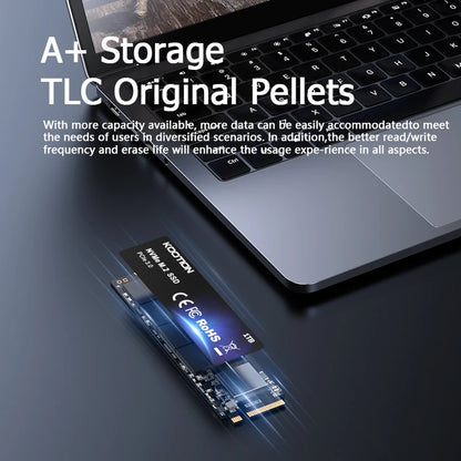 KOOTION X15 M.2 NVMe SSD - 256GB, 512GB, 1TB PCIe Internal Solid State Drive for Laptop & Desktop