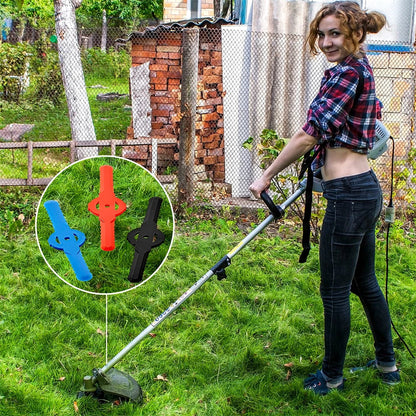 6/12/20PCS String Trimmer Head Blades — Plastic Cutter Replacement for Lawn Mower & Weed Wacker