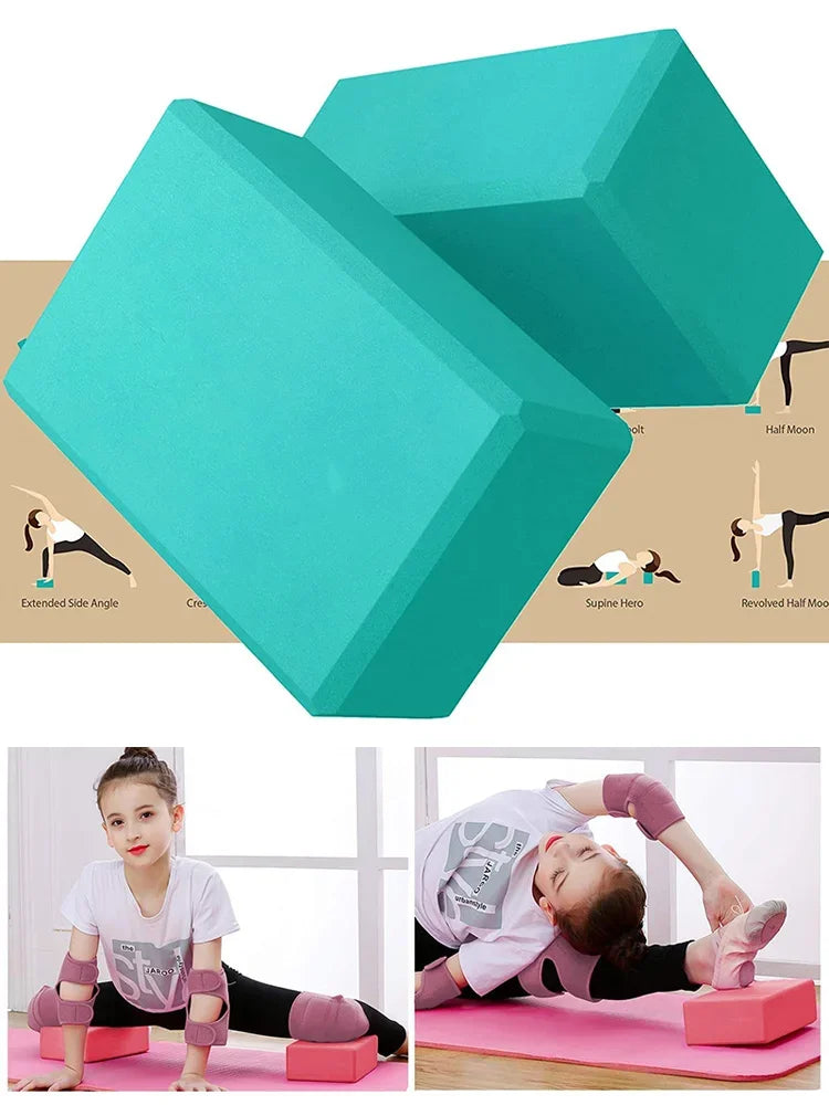 EVA Yoga & Pilates Blocks – Exercise Bricks for Home Fitness, Reinforcement, and Workout Support