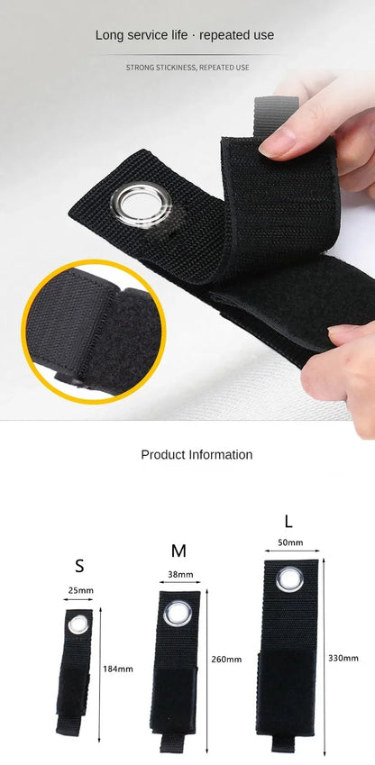 4pcs Heavy-Duty Storage Straps – Reusable Cable, Hose & Extension Cord Organizer for Garage