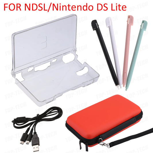 Hard Clear PC Cover for Nintendo DS Lite – Anti-Scratch Console Shell Accessory