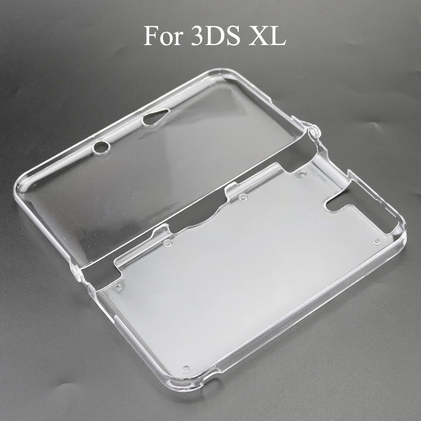 YuXi Clear Plastic Crystal Case — Hard Shell Protective Cover for NDSL, NDSi, New 3DS XL & GBA SP Game Console