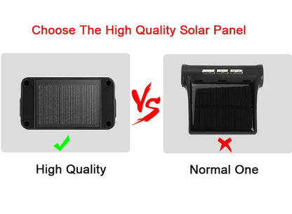 Solar Car TPMS Tire Pressure Monitoring System – External Sensors for 4 Wheels Tyre Pressure Detection