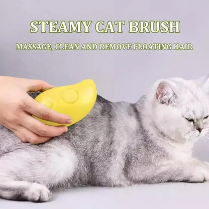 3 in 1 Electric Pet Grooming Tool - Cat and Dog Steamy Brush, Steam Brush, and Electric Sprayer for Massage and Shedding