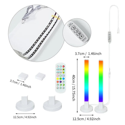 RGB LED Floor Lamp – Remote & APP Control, Music Sync Corner Lighting, Modern Mood Lamp for Bedroom, Living Room & Gaming Decor