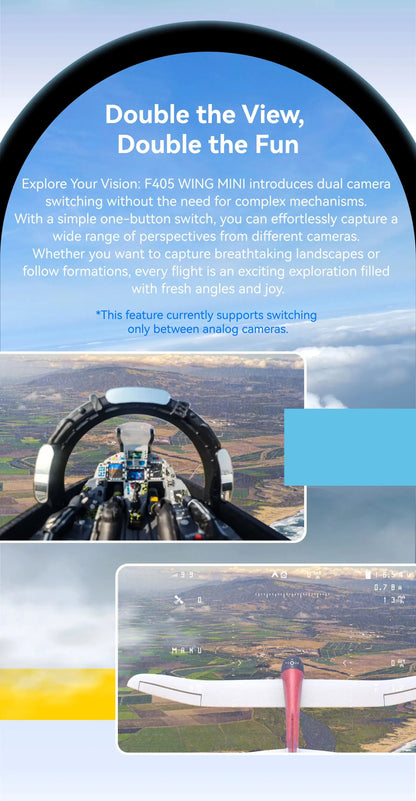 SpeedyBee F405 WING MINI — Fixed Wing Flight Controller 2-6S LiPo for RC Airplane Drone