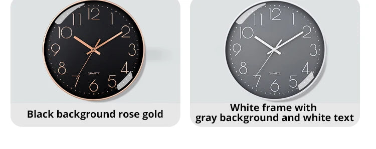 8-Inch Silent Digital Wall Clock – Minimalist Quartz Cubic Clock for Home Decoration