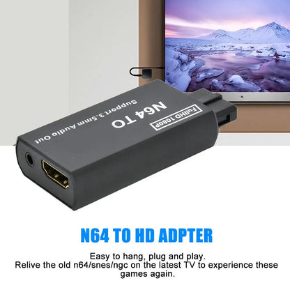 High-Quality HDMI Adapter for Gamecube & N64 – Compatible Converter Cable for N64, SNES, NGC