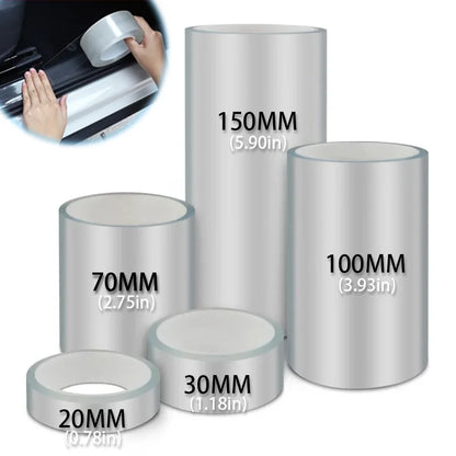 Transparent Car Door Protector – 3/5/10M Anti-Scratch Nano Tape, Glossy Clear Paint Protection Film