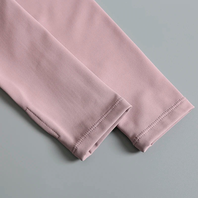 New Yoga Wear Ladies Coat – High Elastic Loose Fitness Top, Long Sleeve Stand-Up Collar for Exercise