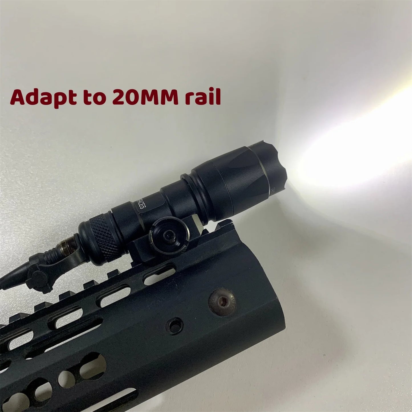 Tactical Surefire M300/M600B/M600C Gun Light – Rifle & Pistol Scout Flashlight, Picatinny Rail Mount, Hunting Torch