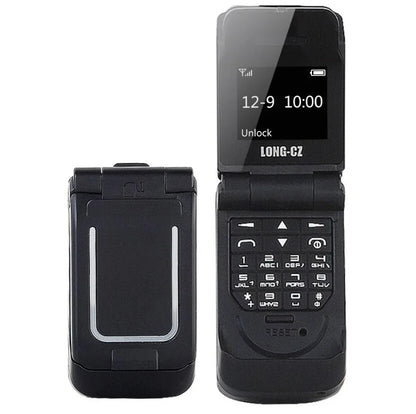 Mini Flip Mobile Phone for Kids – J9 Smallest Clamshell Phone with Bluetooth Dialer & Magic Voice Handsfree Earphone