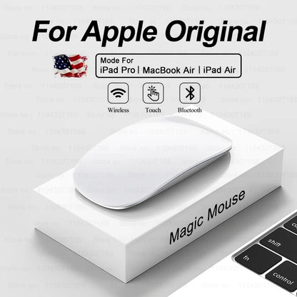 Apple Original Magic Mouse, Multi-Touch Bluetooth 5.0 Wireless Mouse for MacBook Pro/Air, iPad, Laptop, and Tablet PC