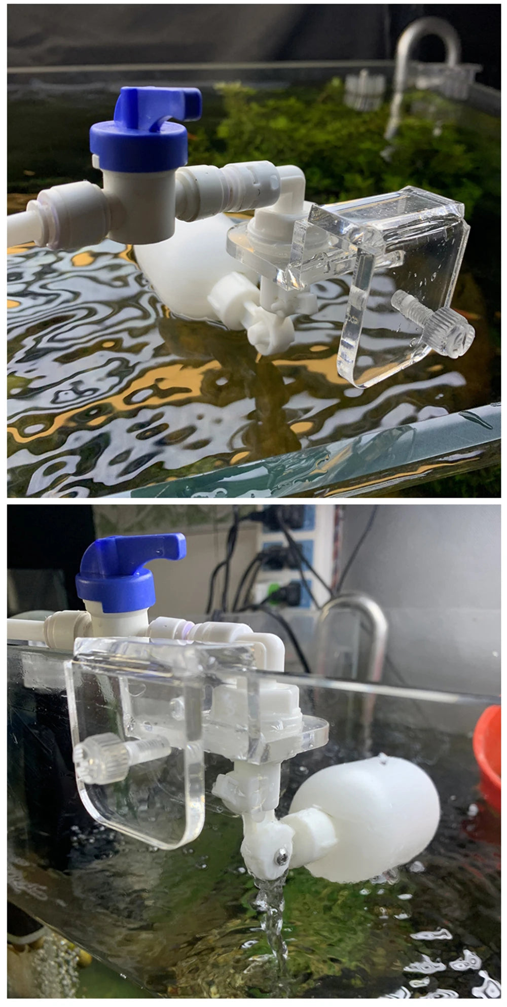 Auto Aquarium Water Changer Kit — Float Ball Valve Water Filler & Level Controller 1/4 Inch