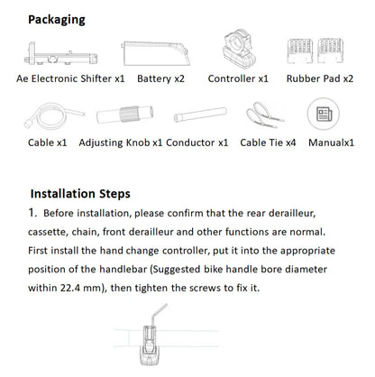 LTWOO Ae Wireless Bike Groupset Kit — 3s-13s Electronic Derailleur, Shifter Lever & Drivetrain Parts