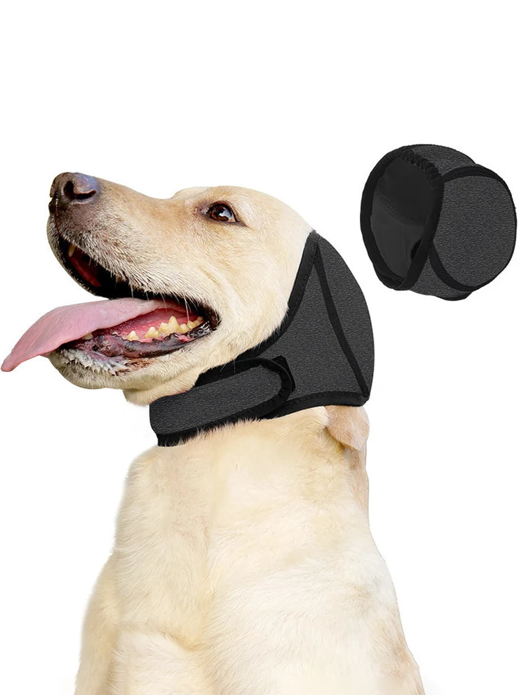 Dog Noise Reduction Ear Muffs — Waterproof Sound-Insulating Headgear for Swimming & Emotional Soothing