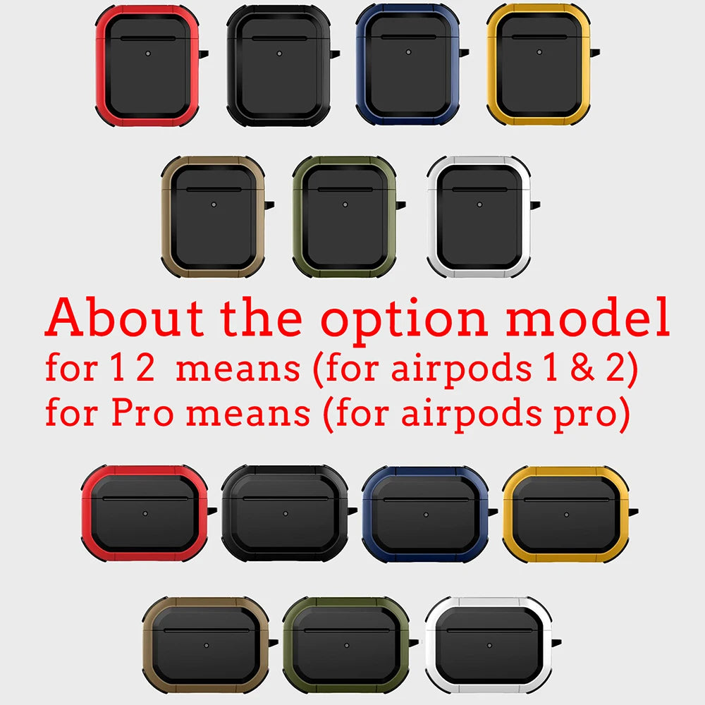 TPU Protective Case with Keychain for AirPods Pro 2nd Gen (2023) – Compatible with AirPods 1/2/3