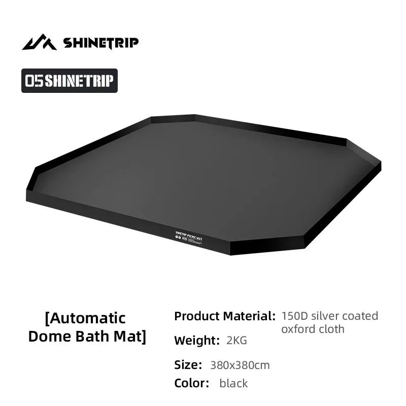 ShineTrip Oversized Dome Tent – Quick Setup, Waterproof & Sunproof Silver-Coated Canopy for Camping (05 Series)