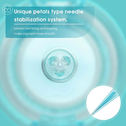 20pcs Gray Tattoo Cartridge Needles – Disposable Sterile Membrane System for Permanent Makeup Machines & Grips