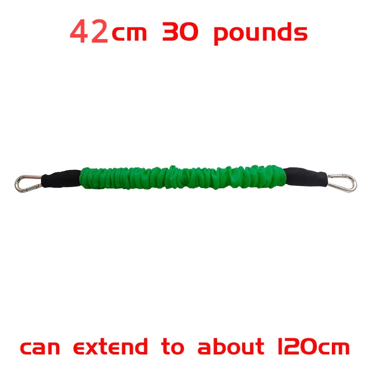 Thickened Latex Resistance Bands — 30/42/65/80cm Pull Rope for Gym, Fitness Training & Taekwondo (Customizable)