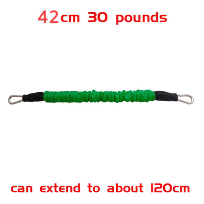 Thickened Latex Resistance Bands — 30/42/65/80cm Pull Rope for Gym, Fitness Training & Taekwondo (Customizable)