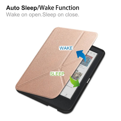 Smart Case for Kobo Clara Colour/BW/2E – Multi-Folding Stand, Magnetic Cover, Soft Back, Auto Sleep/Wake
