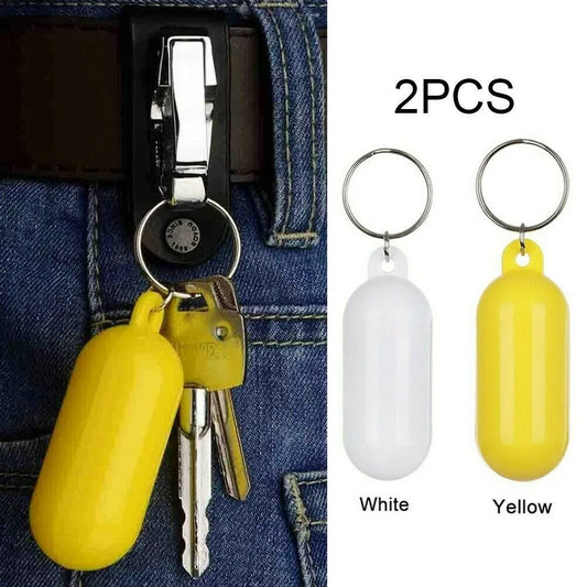 2PCS Floating Keyring for Boat & Kayak – Buoyant Keychain for Marine Sailing, Boat Fender Accessory