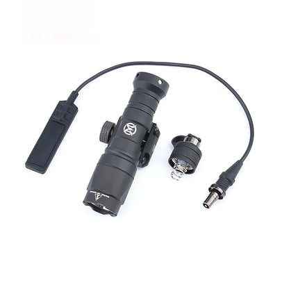 WADSN Surefire M300A Tactical Flashlight - Mini Weapon Scout LED Light, 20MM Rail Mount, Momentary & Constant-On Mode