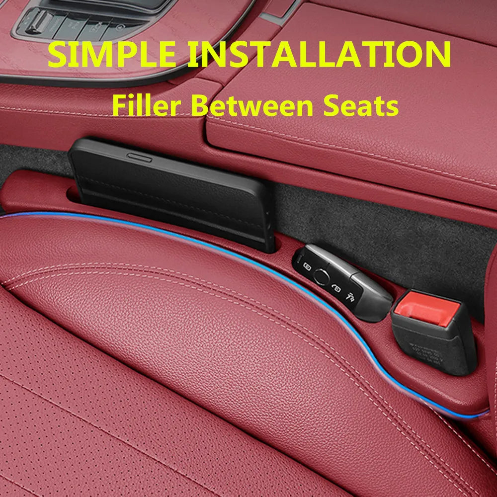 2PCS Tesla Model X S 3 Y 2021-2025 Car Seat Gap Fillers - Interior Decoration Box, Auto Accessories for Between Seats