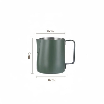 350/600ML Stainless Steel Milk Frothing Pitcher – Precision Scale Latte Jug for Coffee, Barista & Professional Cafe Use