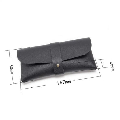 Soft PU Leather Glasses Bag: Fashion Protective Case for Women and Men - Portable Sunglasses Box, New Eyewear Accessory Essential