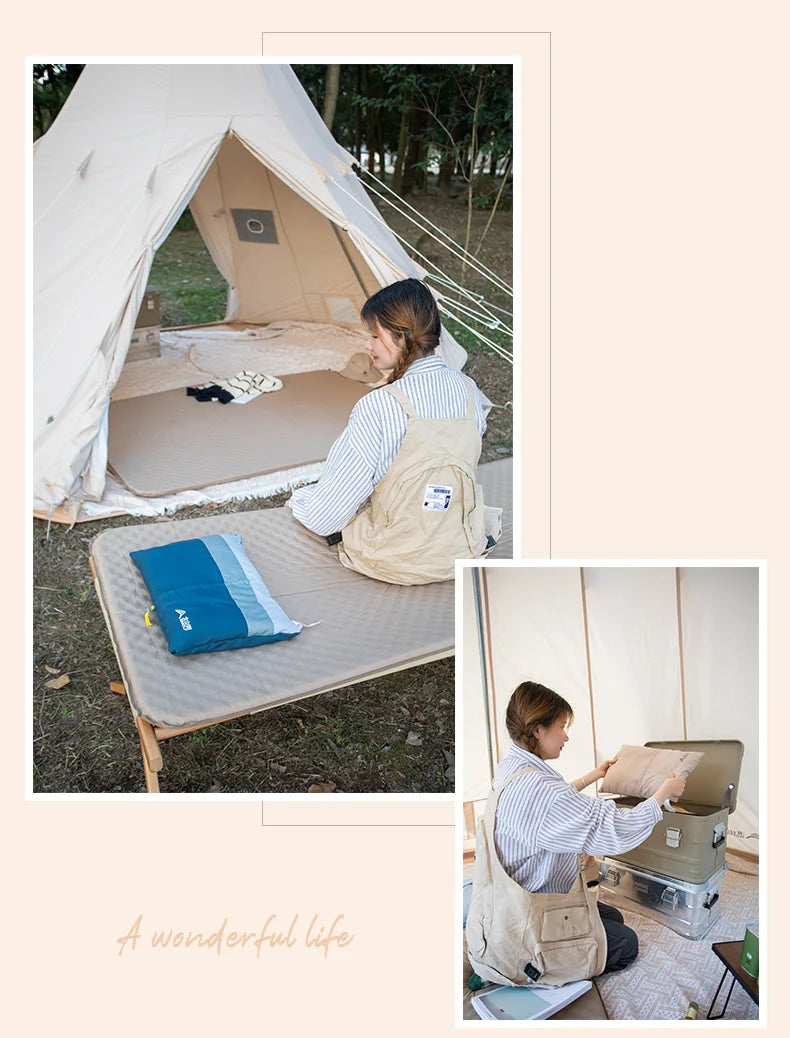 BISINNA Ultralight Outdoor Camping Pillow – Compressible Portable Hiking & Travel Pillow