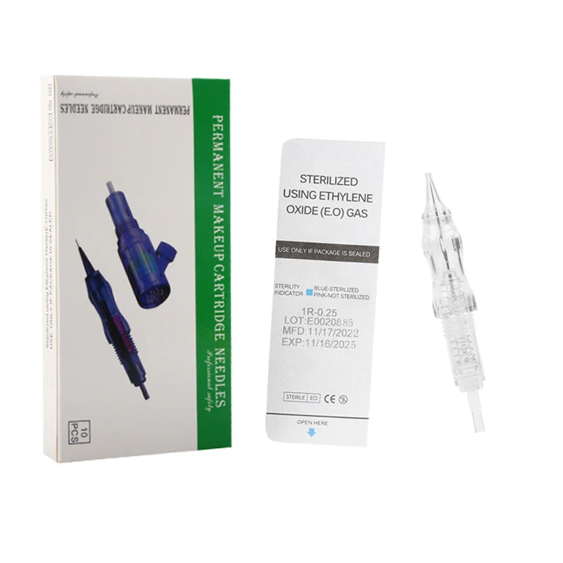 Revolution Tattoo Eyebrow Cartridge Needles for P300 Machine – 10/20/50/100PCS PMU Makeup Tips