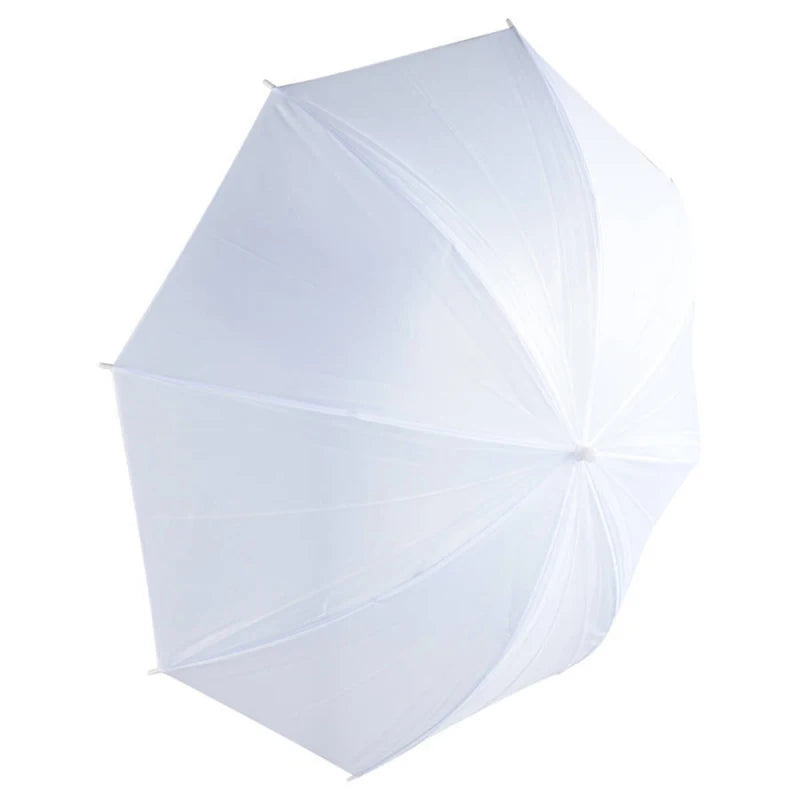 50cm (20”) White Soft Photography Light Reflector Umbrella — Studio Lighting Diffuser Accessory