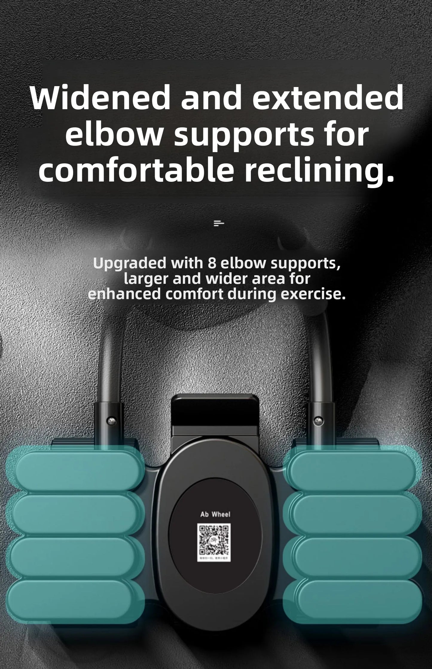 Updated Six-Wheel Eight-Knee Abdominal Wheel – PU Rebound Fitness Equipment for Home Exercise