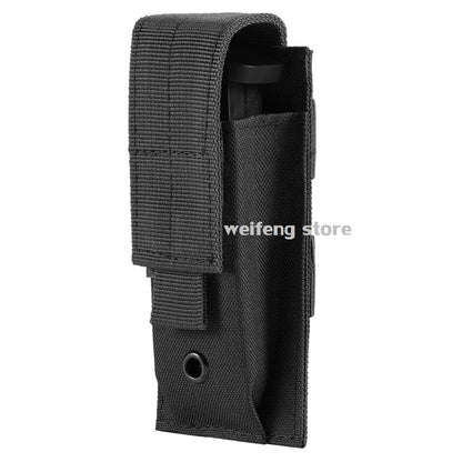 9mm Tactical Magazine Pouch - MOLLE Single & Double Mag Bag, Open-Top Pouch for Glock, M1911, 92F, Torch & Triple Bag
