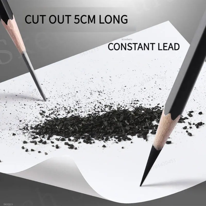 Sketch Pencils Set with Canvas Wrap - 27/38/47pcs Art Drawing Supplies, Charcoals, Kneaded Eraser - Sketching Pencil Bag