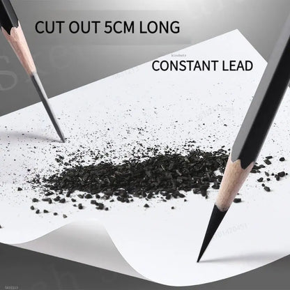 Sketch Pencils Set with Canvas Wrap - 27/38/47pcs Art Drawing Supplies, Charcoals, Kneaded Eraser - Sketching Pencil Bag