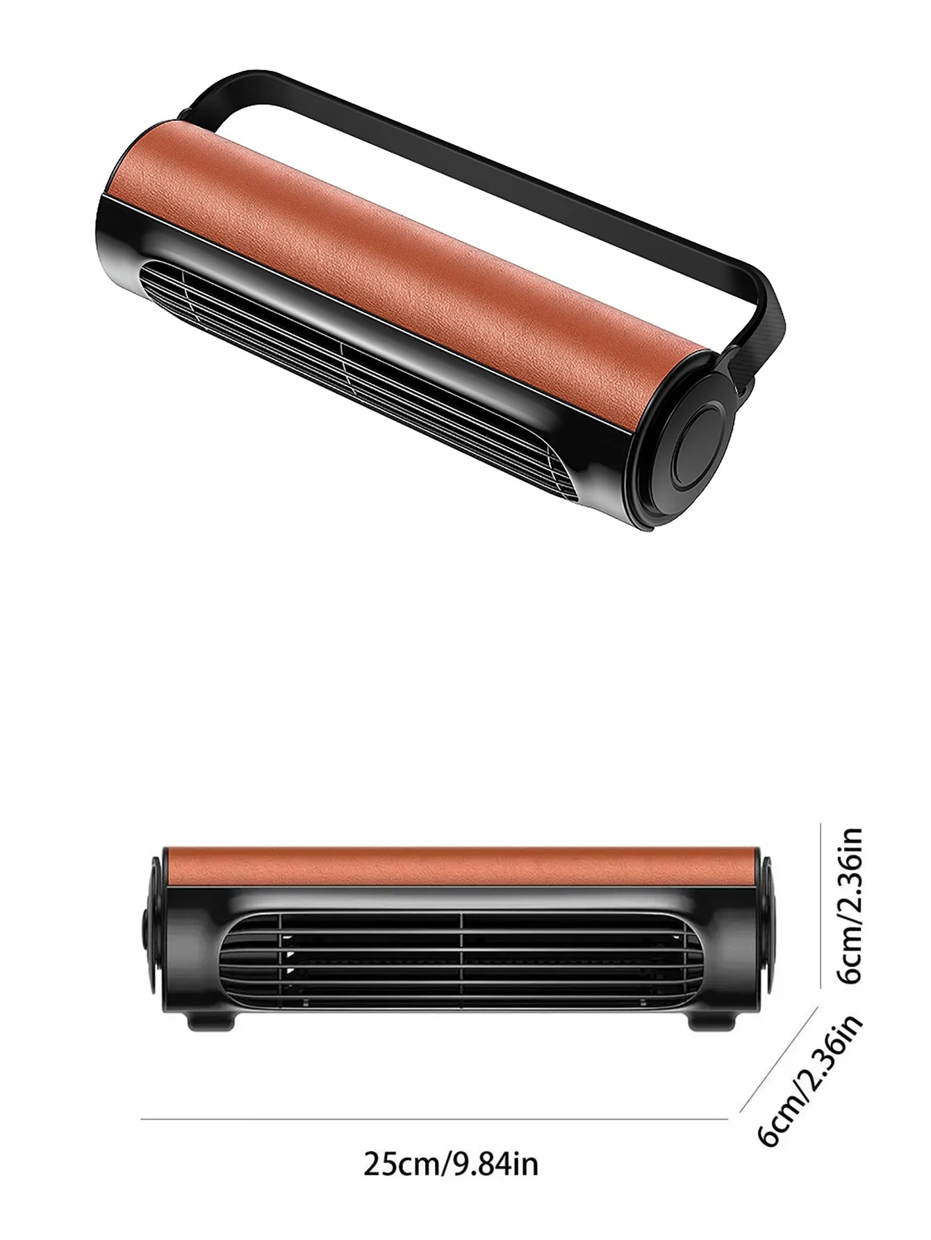 Vissko Portable Car Seat Fan – USB-Powered Headrest Cooling Air Fan with Adjustable Strap for Front & Rear Seats