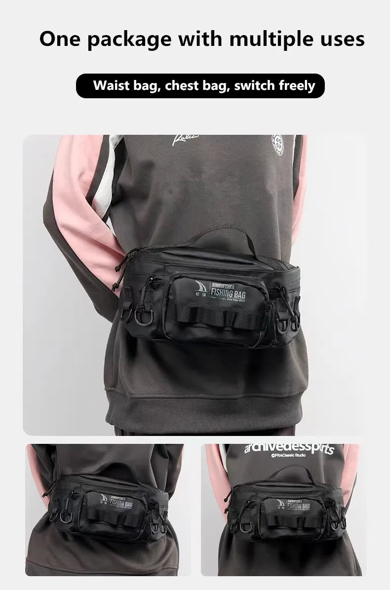 Multifunctional Fishing Backpack – Lightweight Tactical Gear Bag for Outdoor Fishing