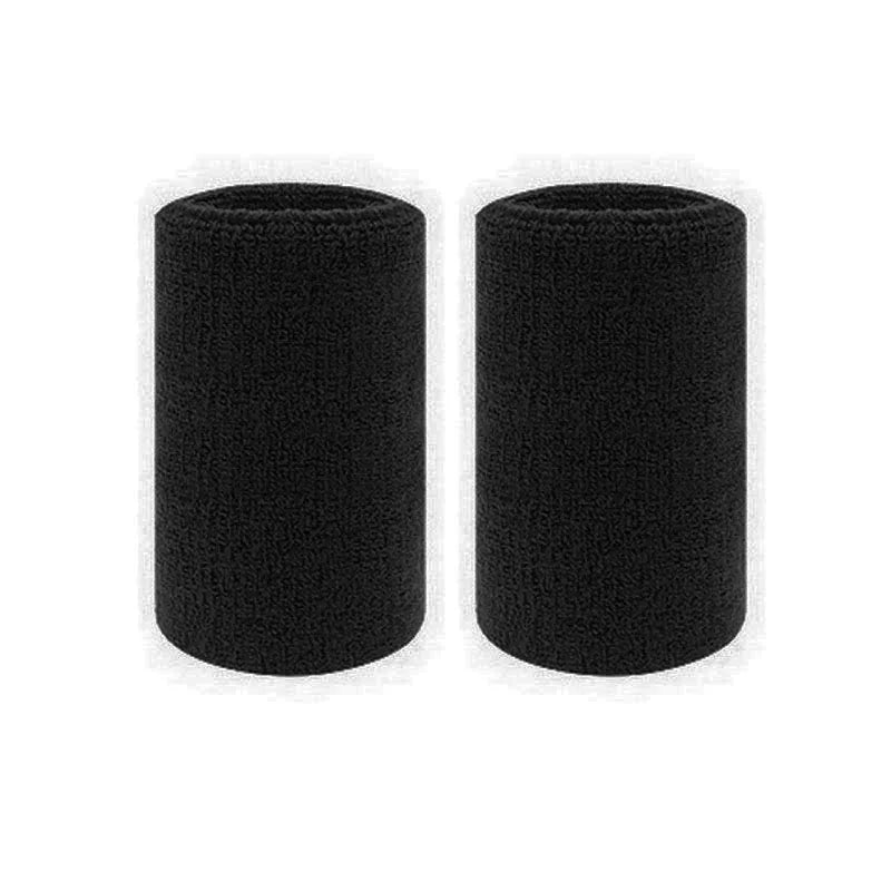 2PCS Sports Wristbands – Tennis & Fitness Sweat Bands for Basketball, Volleyball, Padel with Wrist Guard Cuffs
