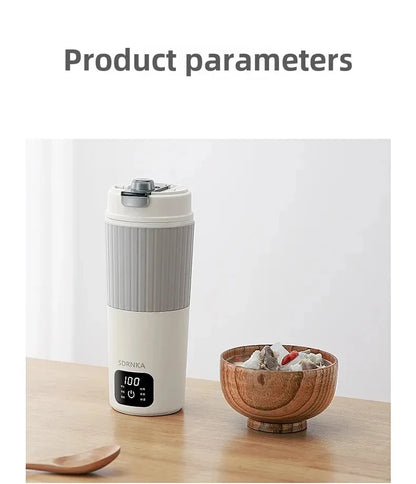 650ml Portable Electric Kettle — Travel Water Boiler with Temperature Control, LED Display Smart Teapot