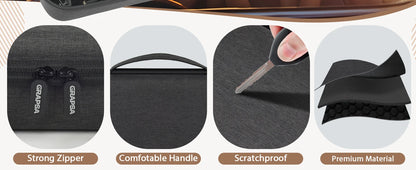 Travel Sunglasses Organizer Case for Quay Polarized Sunglasses – Men & Women Trendy Sunglass Storage Holder (Bag Only)