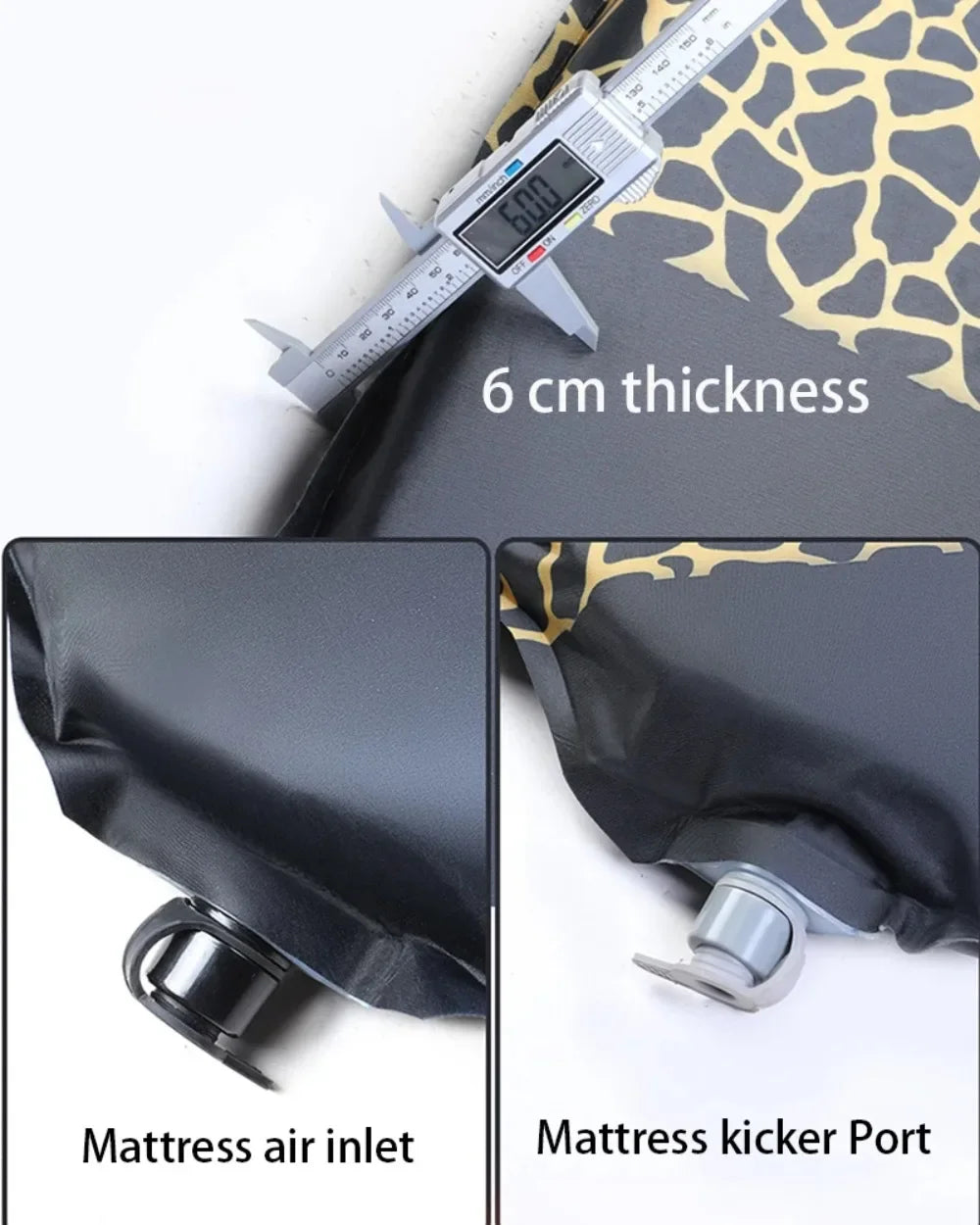 Tesla Model 3 & Model Y Inflatable Car Bed – Suede Fabric Travel Air Mattress for Camping (2017-2024)