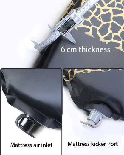 Tesla Model 3 & Model Y Inflatable Car Bed – Suede Fabric Travel Air Mattress for Camping (2017-2024)