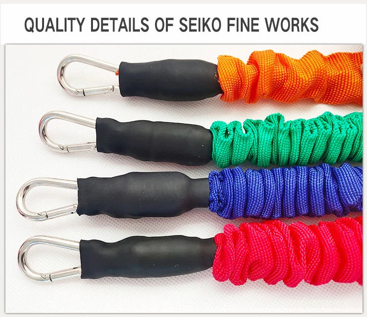 Thickened Latex Resistance Bands — 30/42/65/80cm Pull Rope for Gym, Fitness Training & Taekwondo (Customizable)